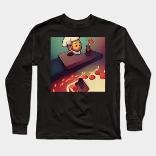 Chef | Comics Style Long Sleeve T-Shirt